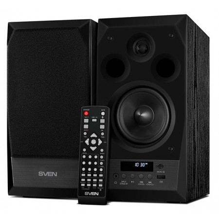 Колонки Sven MC-10 2.0 черный 50Вт BT