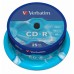 Диск CD-R Verbatim 700Mb 52x Cake Box (25шт) (43432)