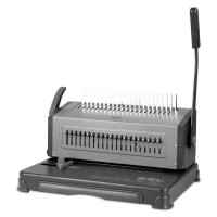 Переплетчик Deli 3874 A4/перф.25л.сшив/макс.450л./пластик.пруж. (6-51мм)