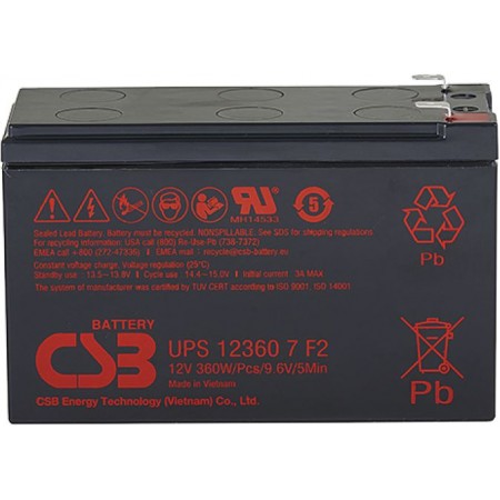 Батарея для ИБП CSB UPS 123607 F 12В 7.5Ач