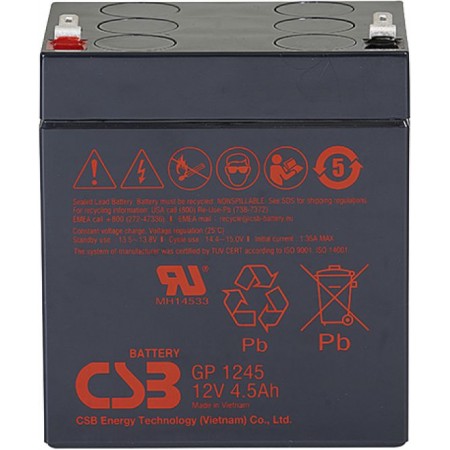 Батарея для ИБП CSB GP1245 12В 4.5Ач