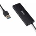 Разветвитель USB 3.0 Buro BU-HUB4-0.5-U3.0 4порт. черный