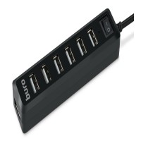 Разветвитель USB 2.0 Buro BU-HUB7-1.0-U2.0 7порт. черный