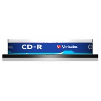 Диск CD-R Verbatim 700Mb 52x Cake Box (10шт) (43437)