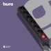 Сетевой фильтр Buro 600SH-16-1.8-B 1.8м (6 розеток) черный (коробка)