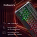 Клавиатура Оклик 710G BLACK DEATH черный/серый USB Multimedia for gamer LED