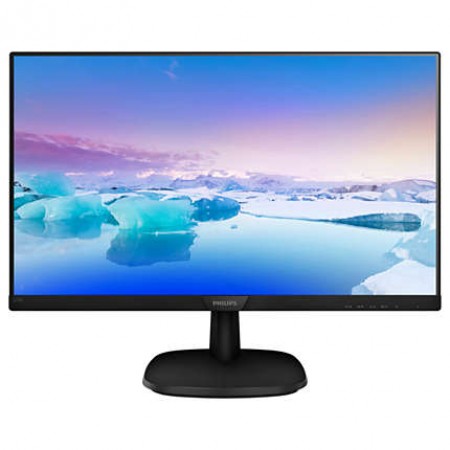 Монитор Philips 27" 273V7QJAB (00/01) черный IPS LED 16:9 HDMI M/M матовая 250cd 178гр/178гр 1920x1080 75Hz VGA DP FHD 4.37кг