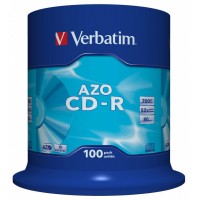 Диск CD-R Verbatim 700Mb 52x Cake Box (100шт) (43430)