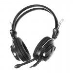 Наушники с микрофоном A4Tech HS-28 черный 2.2м накладные оголовье (HS-28 (BLACK+GREY))