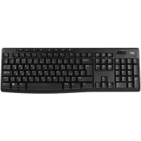 Клавиатура Logitech K270 черный/белый USB беспроводная Multimedia (920-003757)