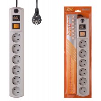 Сетевой фильтр Most H6 2м (6 розеток) белый (коробка) Сетевой фильтр Most H6 2м (6 розеток) белый (коробка)