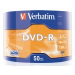 Диск DVD-R Verbatim 4.7Gb 16x bulk (50шт) (43788)