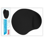 Коврик для мыши Buro BU-GEL Мини черный 225x190x2мм (BU-GEL/BLACK)