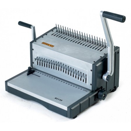 Переплетчик Office Kit B2130 A4/перф.30л.сшив/макс.500л./пластик.пруж. (4.5-51мм) Переплетчик Office Kit B2130 A4/перф.30л.сшив/макс.500л./пластик.пруж. (4.5-51мм)