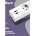 Сетевой фильтр Buro BU-SP3_USB_2A-W 3м (6 розеток) белый (коробка)