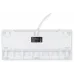 Клавиатура Оклик K951X механическая белый USB Multimedia LED (подставка для запястий) (1901079)