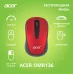 Мышь Acer OMR136 красный оптическая 1000dpi беспров. USB для ноутбука 2but (ZL.MCEEE.01J)