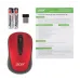 Мышь Acer OMR136 красный оптическая 1000dpi беспров. USB для ноутбука 2but (ZL.MCEEE.01J)