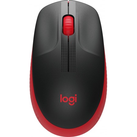 Мышь Logitech M190 черный/красный оптическая 1000dpi беспров. USB 2but (910-005908)