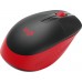 Мышь Logitech M190 черный/красный оптическая 1000dpi беспров. USB 2but (910-005908)