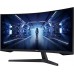 Монитор Samsung 34" Odyssey G5 C34G55TWWI черный VA LED 1ms 21:9 HDMI матовая 250cd 178гр/178гр 3440x1440 165Hz DP UW 5.6кг