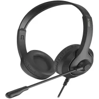 Наушники с микрофоном A4Tech Fstyler FH100i черный 1.8м накладные оголовье (FH100I (STONE BLACK))