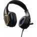 Наушники с микрофоном Оклик HS-L310G Guardian черный/золотистый 2.2м мониторные оголовье (359483)