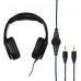 Наушники с микрофоном Оклик HS-L310G Guardian черный/золотистый 2.2м мониторные оголовье (359483)