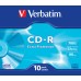 Диск CD-R Verbatim 700Mb 52x Slim case (10шт) (43415)