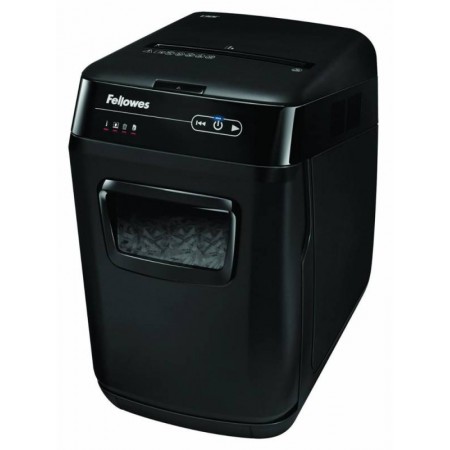 Шредер Fellowes AutoMax 150C с автоподачей (секр.P-4) фрагменты 150лист. 32лтр. скрепки скобы пл.карты CD
