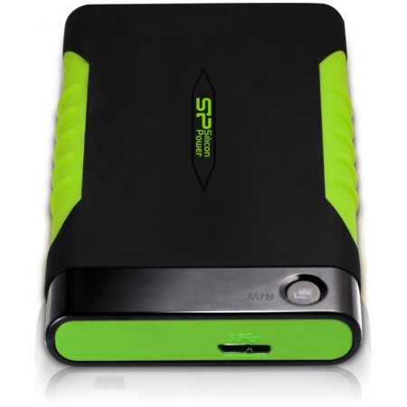 Жесткий диск Silicon Power USB 3.0 2Tb SP020TBPHDA15S3K A15 Armor 2.5" черный/зеленый