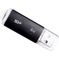 Флеш Диск Silicon Power 8Gb Ultima U02 SP008GBUF2U02V1K USB2.0 черный
