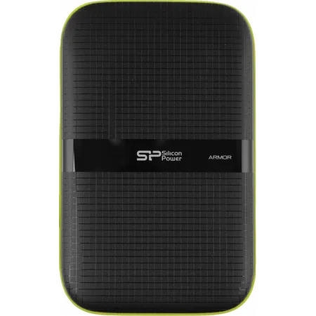 Жесткий диск Silicon Power USB 3.0 4Tb SP040TBPHDA60S3K A60 Armor 2.5" черный/зеленый