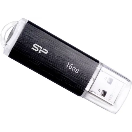 Флеш Диск Silicon Power 16Gb Ultima U02 SP016GBUF2U02V1K USB2.0 черный
