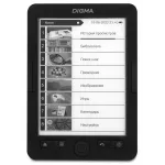 Электронная книга Digma R654 6" E-ink HD Pearl 1024x758 600MHz/4Gb/microSDHC/подсветка дисплея графит