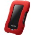 Жесткий диск A-Data USB 3.0 1Tb AHD330-1TU31-CRD HD330 DashDrive Durable 2.5" красный