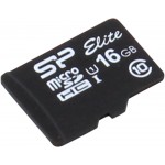 Флеш карта microSDHC 16GB Silicon Power SP016GBSTHBU1V10 w/o adapter