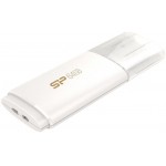 Флеш Диск Silicon Power 64Gb Blaze B06 SP064GBUF3B06V1W USB3.0 белый