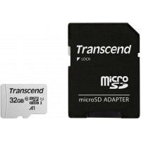 Флеш карта microSDHC 32GB Transcend TS32GUSD300S-A + adapter Флеш карта microSDHC 32GB Transcend TS32GUSD300S-A + adapter