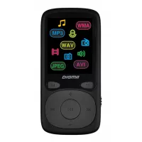 Плеер Hi-Fi Flash Digma B4 8Gb черный/1.8"/FM/microSDHC