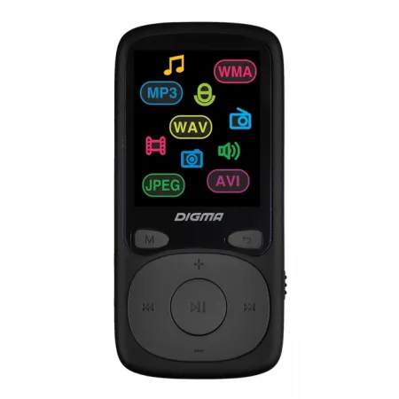 Плеер Hi-Fi Flash Digma B4 8Gb черный/1.8"/FM/microSDHC