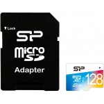 Флеш карта microSDXC 128GB Silicon Power SP128GBSTXBU1V21SP + adapter