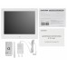 Фоторамка Digma 8" PF-843 IPS 1024x768 белый пластик ПДУ Видео