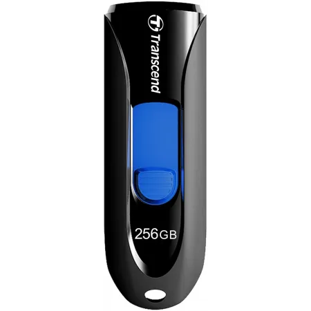 Флеш Диск Transcend 256Gb Jetflash 790 TS256GJF790K USB3.0 черный/синий