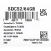 Флеш карта microSDXC 64GB Kingston SDCS2/64GB Canvas Select Plus + adapter