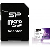 Флеш карта microSDXC 128GB Silicon Power SP128GBSTXDU3V20AB Superior Pro Colorful + adapter