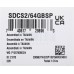 Флеш карта microSDXC 64GB Kingston SDCS2/64GBSP Canvas Select Plus w/o adapter
