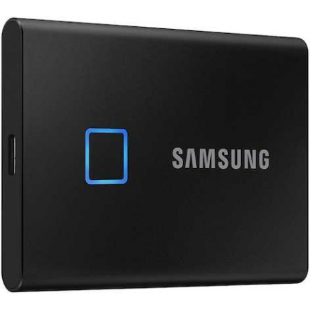 Накопитель SSD Samsung USB-C 1Tb MU-PC1T0K/WW T7 Touch 1.8" черный