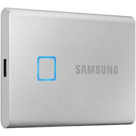 Накопитель SSD Samsung USB-C 1Tb MU-PC1T0S/WW T7 Touch 1.8" серый