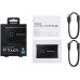 Накопитель SSD Samsung USB-C 2Tb MU-PC2T0K/WW T7 Touch 1.8" черный